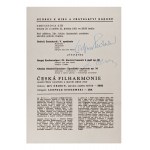 LEV NIKOLAYEVICH OBORIN / LEOPOLD ANTHONY STOKOWSKI (1907-1974 / 1882-1977) | AUTOGRAPHES AU PROGRAMME DU CONCERT (RUSSIE / RUSSE)