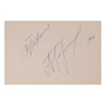 LYUDMILA ALEKSEYEVNA PAKHOMOVA / ALEKSANDR GORSHKOV (1946-1986 / 1946-2022) | AUTOGRAFY (ROSJA / ROSYJSKI)