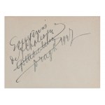 FEODOR IVANOVICH CHALIAPIN (1873-1938) | AUTOGRAPHED PHOTOS AND AUTOGRAPHED DEDICATIONS (RUSSIA / RUSSIAN)