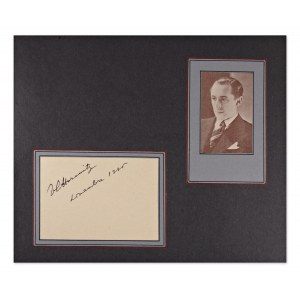 VLADIMÍR HOROWITZ (1903-1989) | AUTOGRAPH (RUSSIA / RUSSIAN)