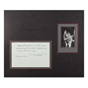 BORIS NIKOLAYEVICH POLEVOY (1908-1981) | DEDICATION WITH SIGNATURE (RUSSIA / RUSSIAN)