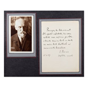 JĀNIS RAINIS (1865-1929) | POSTCARD WITH AUTOGRAPH AND HANDWRITTEN LETTER (LATVIA / LATVIAN)