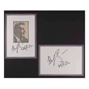 VAHAN MIRAKIAN (1936-2014) | TWO AUTOGRAPHS (ARMENIA / ARMENIAN)