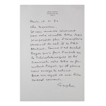 MICHEL SEUPHOR (1901-1999) | LIST Z PODPISEM (BELGIA / BELGIA)