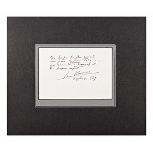 GEORGES JOSEPH CHRISTIAN SIMENON (1903-1989) | DEDICATION WITH AUTOGRAPH (BELGIUM / BELGIAN)
