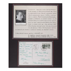 JEAN CARZOU (1907-2000) | POSTCARD WITH SIGNATURE (FRANCE / FRENCH)
