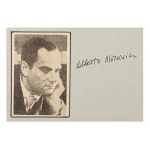ALBERTO MORAVIA (1907-1990) | AUTOGRAPH (ITALY / ITALIAN)