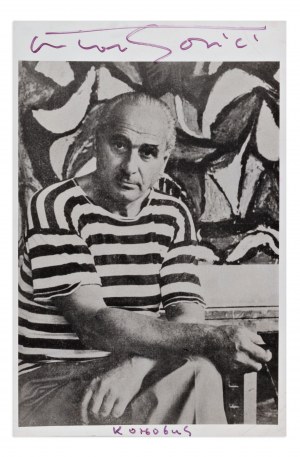 MILAN KONJOVIĆ (1898-1993) | WŁASNORĘCZNIE PODPISANE ZDJĘCIE (JUGOSŁAWIA / JUGOSŁOWIAŃSKI)