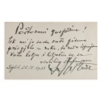 IVAN MEŠTROVIĆ (1883-1962) | HANDWRITTEN AND SIGNED LETTER (JUGOSLAVIA / JUGOSLAVIAN)