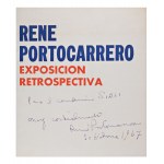 RENÉ PORTOCARRERO (1912-1985) | HAND SIGNED DEDICATION TO DR. SIBLÍK (CUBA / CUBAN)