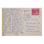 HEINZ TRÖKES (1913-1977) | HANDWRITTEN TEXT ON A POSTCARD ADDRESSED TO PROF. SIBLÍK (GERMANY / GERMAN)