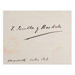 JOAQUÍN SOROLLA Y BASTIDA (1863-1923) | HANDWRITTEN SIGNATURE (SPAIN / SPANISH)