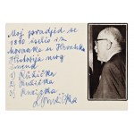 LEOPOLD RŮŽIČKA (1887-1976) | HANDWRITTEN TEXT ABOUT THE HISTORY OF HIS NAME (SWITZERLAND / SWISS)