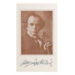 JAN EVANGELISTA KUBELÍK (1880-1940) | AUTOGRAPH ON THE CONCERT PROGRAM (CZECH/ BOHEMIAN)