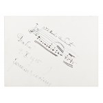 JAROSLAV KOCIÁN (1883-1950) | HANDWRITTEN AUTOGRAPH WITH MUSICAL NOTATION (CZECH/ BOHEMIAN)