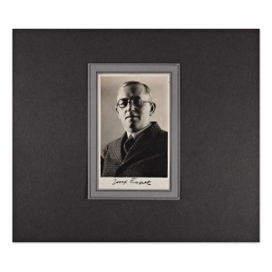JOSEF ČAPEK (1887-1945) | ORIGINAL SIGNATURE ON PHOTO (CZECH/ BOHEMIAN)