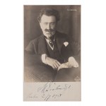 MAX ŠVABINSKÝ (1873-1962) | BROMOGRAPHY WITH ORIGINAL AUTOGRAPH AND LETTER (CZECH/ BOHEMIAN)