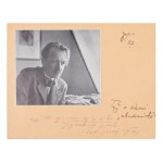 KAREL ŠTIKA (1898-1975) | DOUBLE-SIDED AUTOGRAPHED DRAWING (CZECH/ BOHEMIAN)