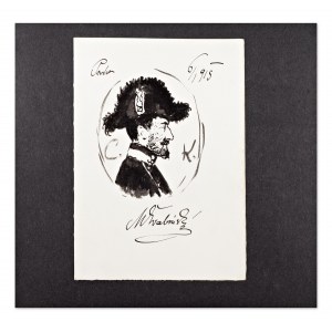 MAX ŠVABINSKÝ (1873-1964) | AUTOGRAPH WITH DRAWING (CZECH/ BOHEMIAN)