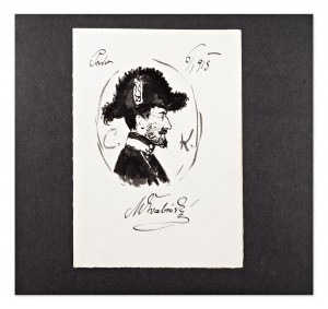 MAX ŠVABINSKÝ (1873-1964) | AUTOGRAPH WITH DRAWING (CZECH/ BOHEMIAN)