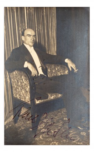 KAREL HAŠLER (1879-1941) | POSTCARD WITH AUTOGRAPH (CZECH/ BOHEMIAN)