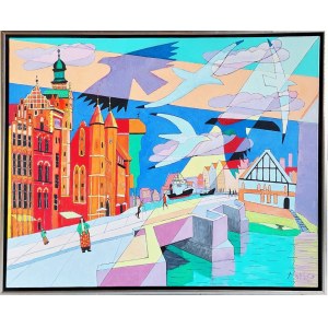 Prof. Czeslaw Tumielewicz, Gdansk - Gypsy woman on the bridge