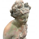 Woman with flowers