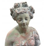 Woman with flowers