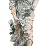 Woman with flowers