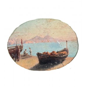 ANONIMO, View of a Neapolitan seascape