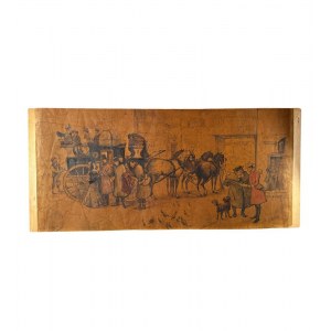 UNIDENTIFIED SIGNATURE, Figures with a carriage