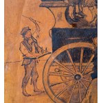UNIDENTIFIED SIGNATURE, Figures with a carriage