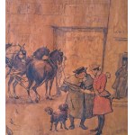 UNIDENTIFIED SIGNATURE, Figures with a carriage