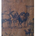 UNIDENTIFIED SIGNATURE, Figures with a carriage