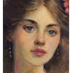 ANONIMO, Portrait of a Woman by an orientalist painter