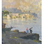 N. DE CORSI, View of a Neapolitan Seascape - N. De Corsi (1882 - 1956)