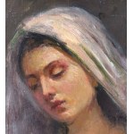 ANONIMO, Woman's Face with a Veil