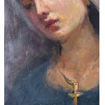 ANONIMO, Woman's Face with a Veil