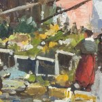 G. MARESCA, Neapolitan market scene - G. Maresca