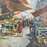 G. MARESCA, Neapolitan market scene - G. Maresca