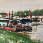 P. C. BOVENZI, Mort Lagoon landscape (Venice) - P. C. Bovenzi