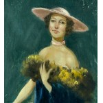 PIETRO SCOPPETTA, Elegant woman’s portrait - Pietro Scoppetta