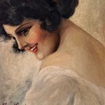 E. De Luise, Portrait of a model - E. De Luise