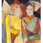 UNIDENTIFIED SIGNATURE, Two Female Figures
