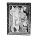 UNIDENTIFIED SIGNATURE, Two Female Figures