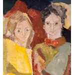 UNIDENTIFIED SIGNATURE, Two Female Figures