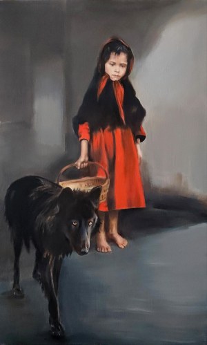 Jan Dubrovin, Fairy Tale, Red Riding Hood, 2024