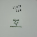 Porzellan-Kaffeeservice für 6 Personen, EPIAG, Tschechische Republik, 1920er-1930er Jahre.
