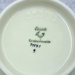 Porzellan-Kaffeeservice für 6 Personen, EPIAG, Tschechische Republik, 1920er-1930er Jahre.