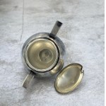 Sugar bowl in metal, signed, Icek Ehrlich, 1920s - 1930s.